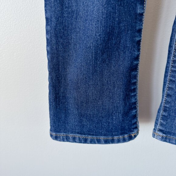 OshKosh B'Gosh jeans size 7 dark wash skinny boot cut for girls - Picture 5 of 12